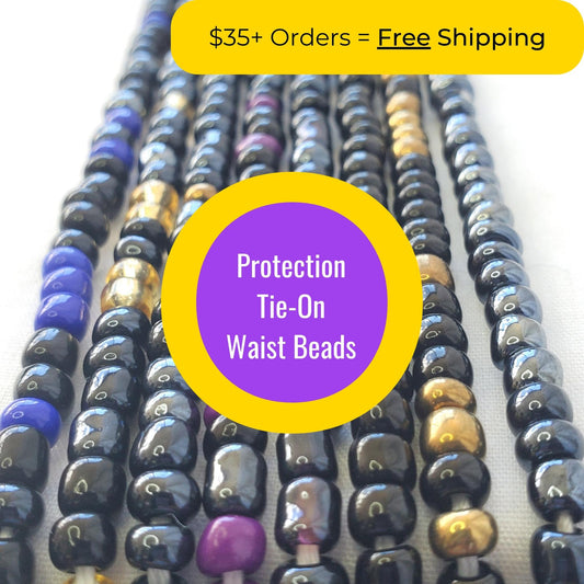 Protection Tie-On African Waist Bead