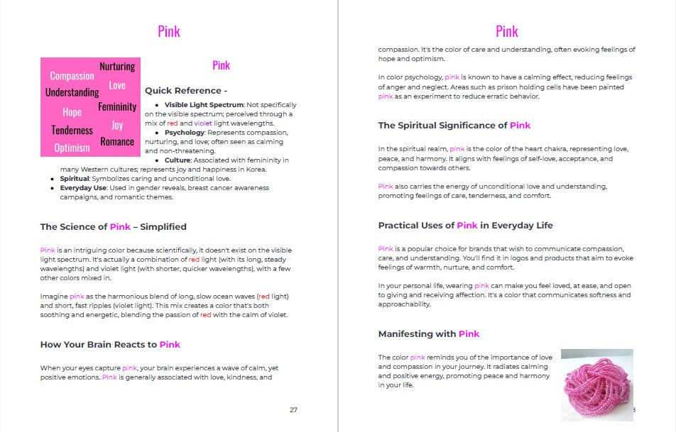 eBook/PDF Download*** "Mawiblo Presents: Color & Consciousness - A Guide to Practically Manifesting with Color"