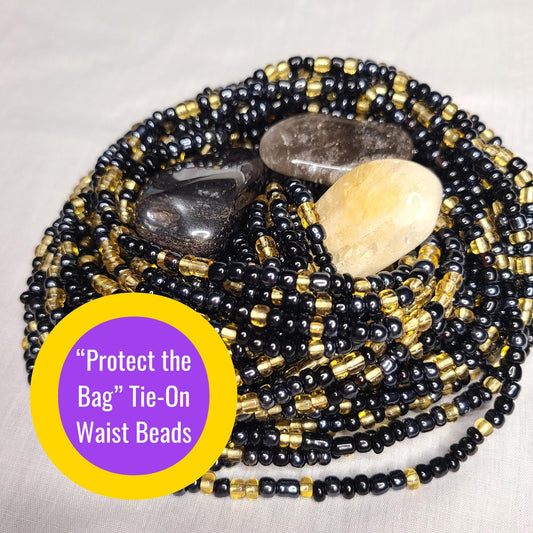 Protect the Bag Tie-On Waist Beads  Wealth, Security & Power