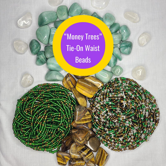 Money Trees Tie-On Waist Beads  Growth, Abundance & Stability