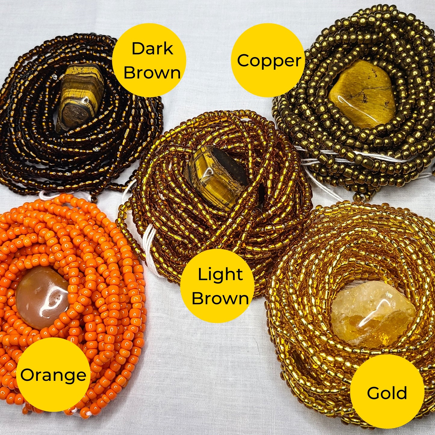 Colorful Tie-On Waist Beads African Waist Beads