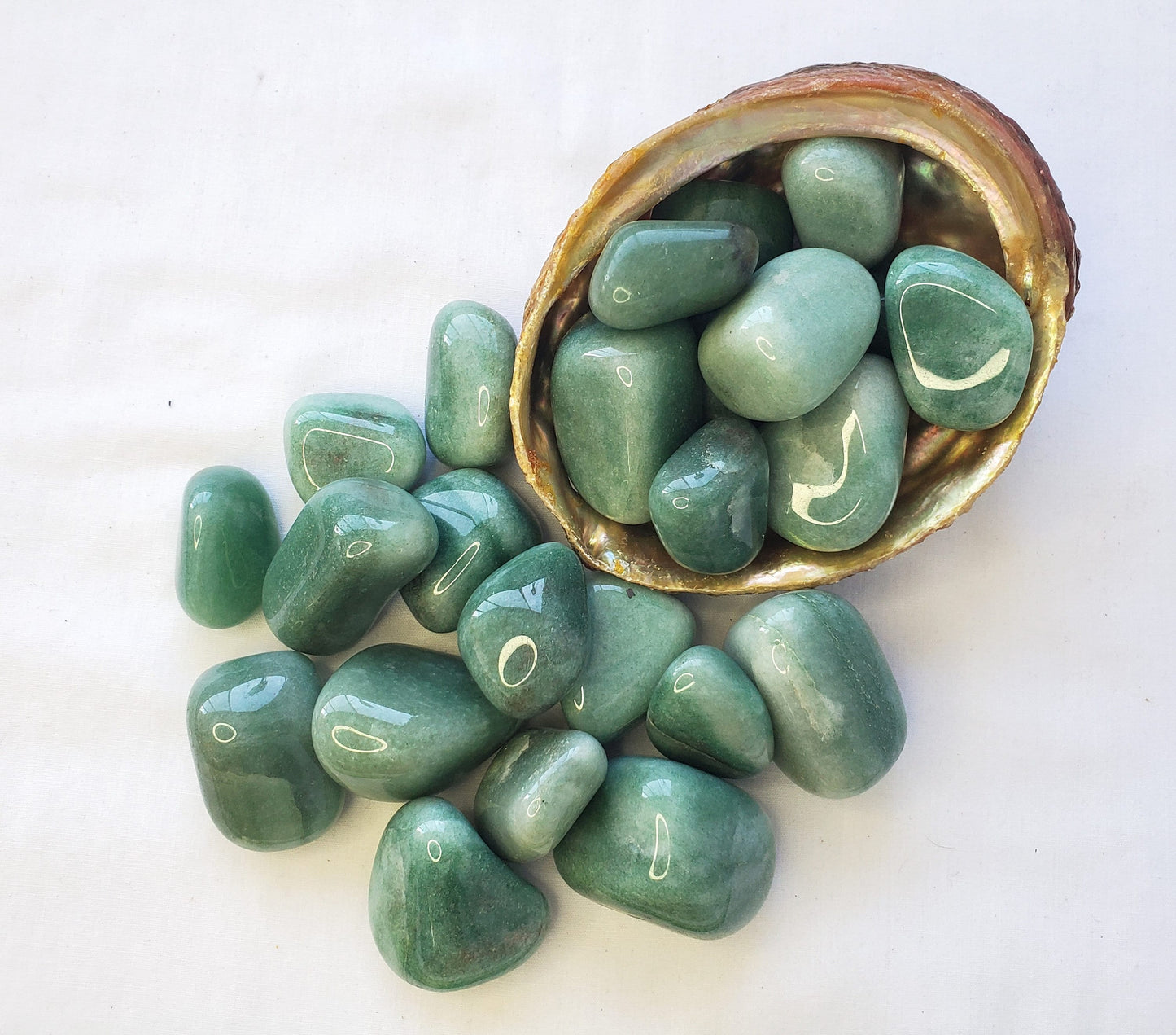 Tumbled Green Quartz