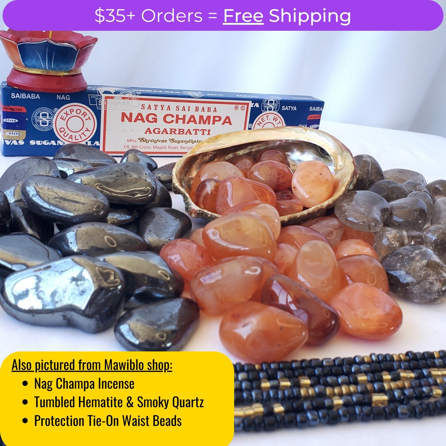 Tumbled Carnelian
