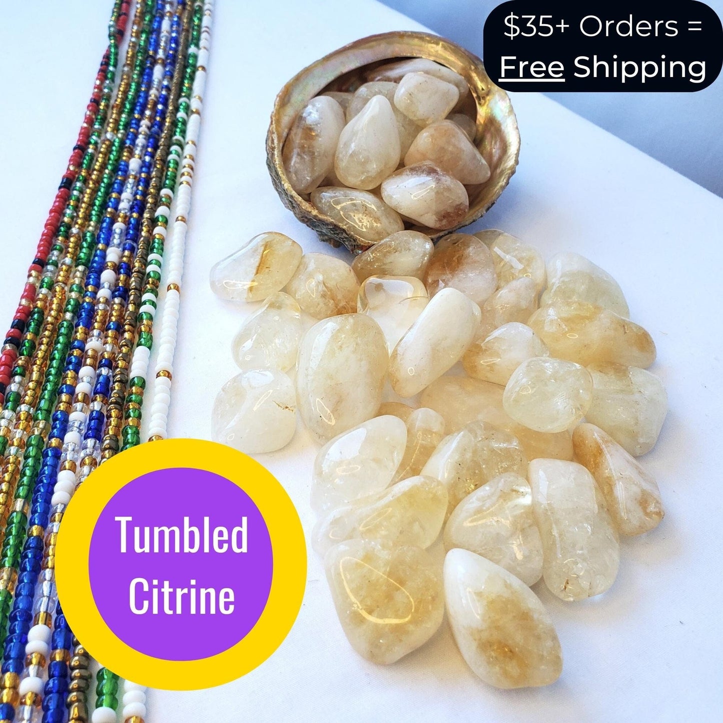 Tumbled Citrine