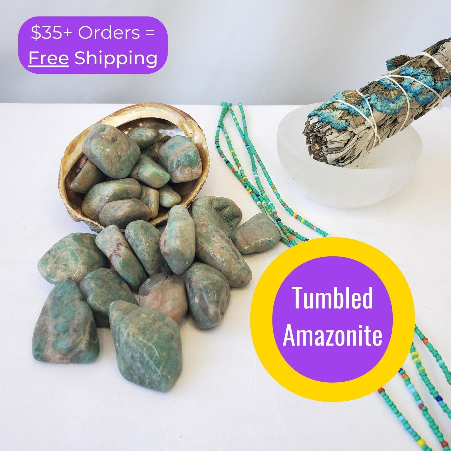 Tumbled Amazonite