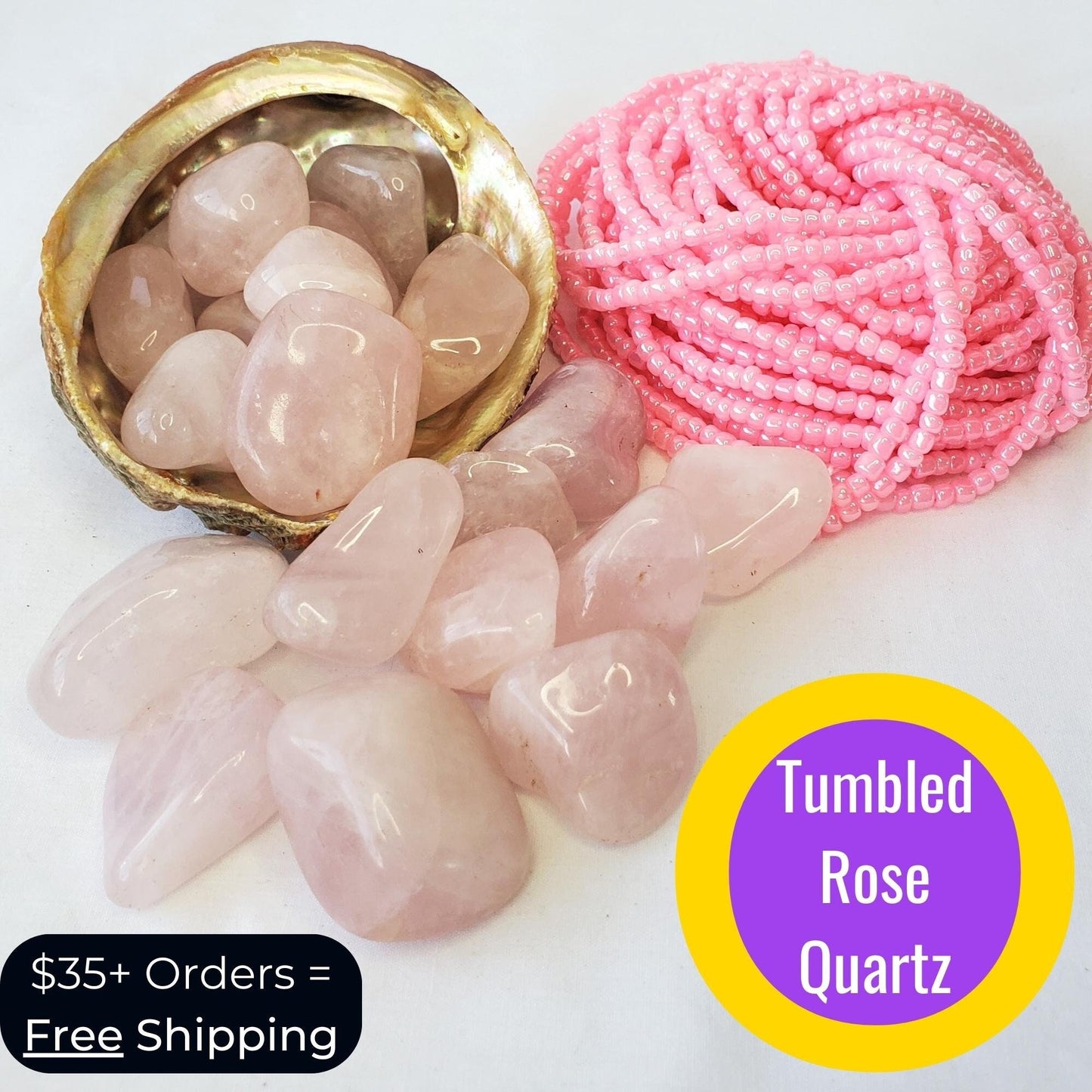 Tumbled Rose Quartz